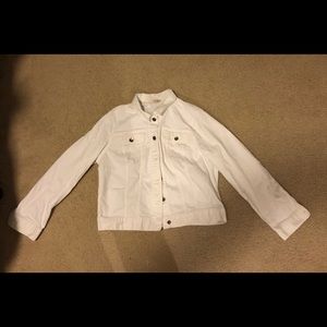 White Denim Merona Jacket - washed never worn